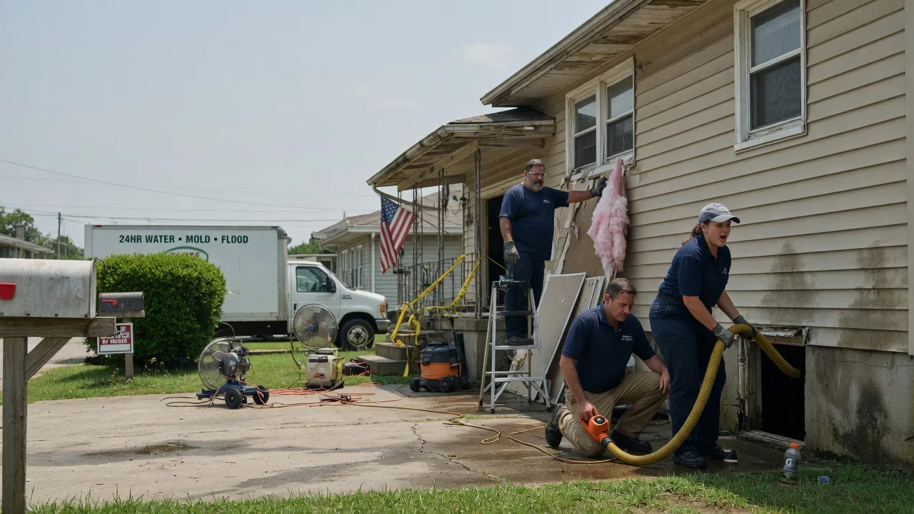 Water Damage Repair in Dupo, IL near me